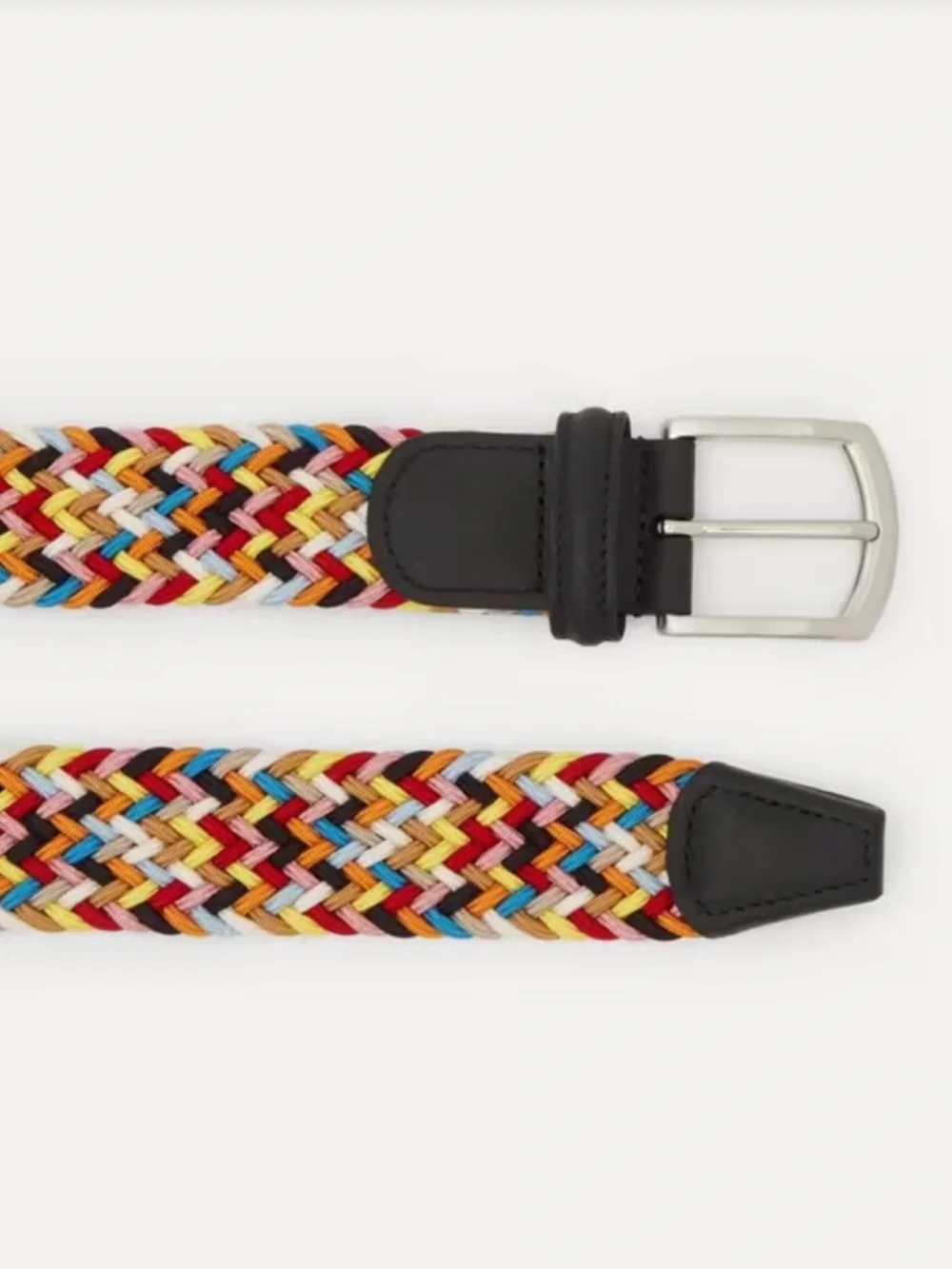 Anderson's Multi-Color Stretch Woven Leather Belt